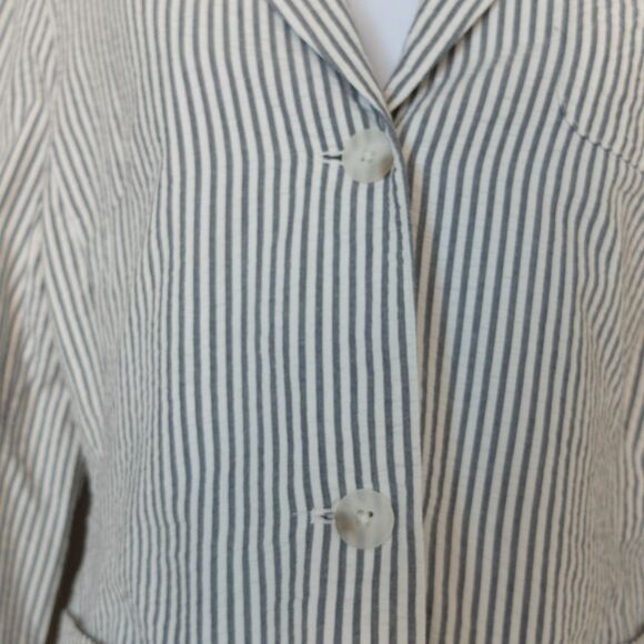 Polo Jeans Co Ralph Lauren Striped Blazer Size Large - Picture 5 of 9
